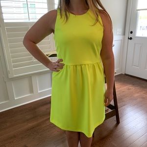 Gianni Bini neon yellow dress, never been worn